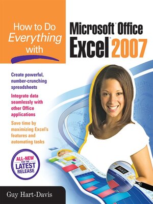 cover image of How to Do Everything with Microsoft Office Excel 2007
